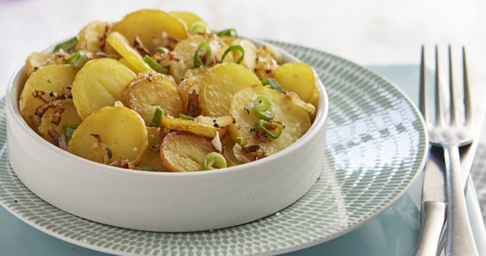 salade de pommes de terre Lyonnaise