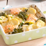 Réussir à faire apprécier les brocolis à vos enfants ! Gratin de pommes de terre au saumon et brocolis