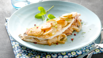 Filet de poisson en croûte de pommes de terre