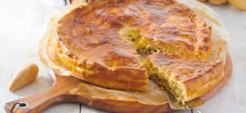 Tourte au hareng fumé, endives et Ratte du Touquet