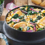 Dahl pommes de terre, lentilles corail et lait de coco