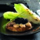 Galette de pommes de terre Ratte du Touquet à la moelle de boeuf, caviar et salade sucrine